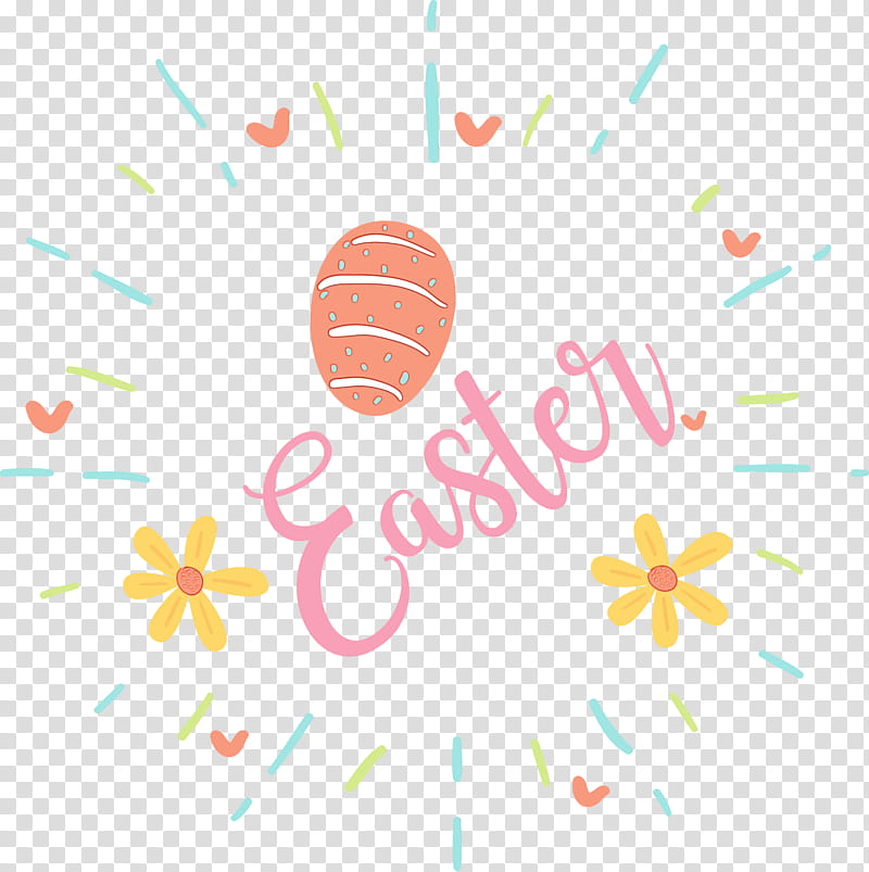 Orange, Easter Day, Easter Sunday, Happy Easter, Watercolor, Paint, Wet Ink, Text transparent background PNG clipart