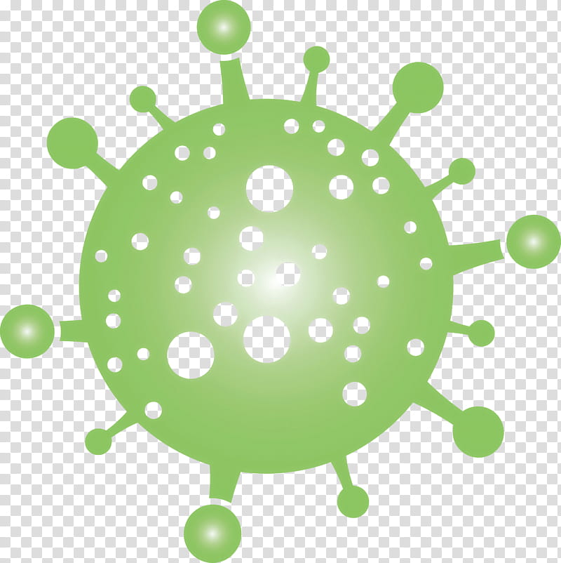 Bacteria germs virus, Green, Circle transparent background PNG clipart