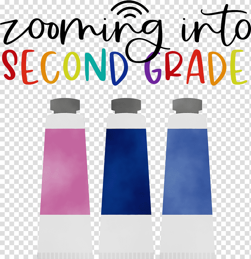 Plastic bottle, Back To School, Second Grade, Watercolor, Paint, Wet Ink, Water Bottle transparent background PNG clipart