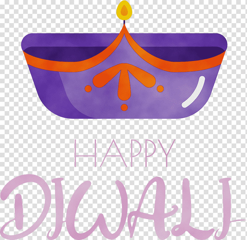 Lavender, Happy Diwali, Happy Dipawali, Watercolor, Paint, Wet Ink, Logo transparent background PNG clipart