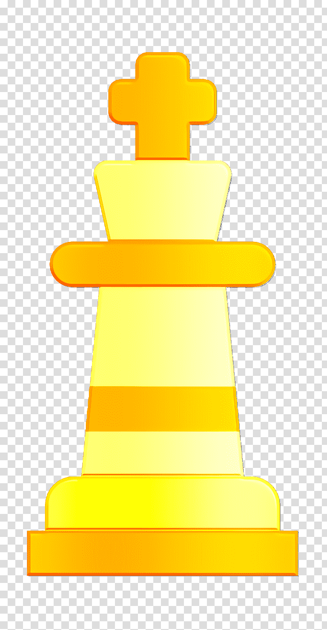 King icon Game Assets icon Chess icon, Yellow, Line, Meter, Symbol, Mathematics, Geometry transparent background PNG clipart