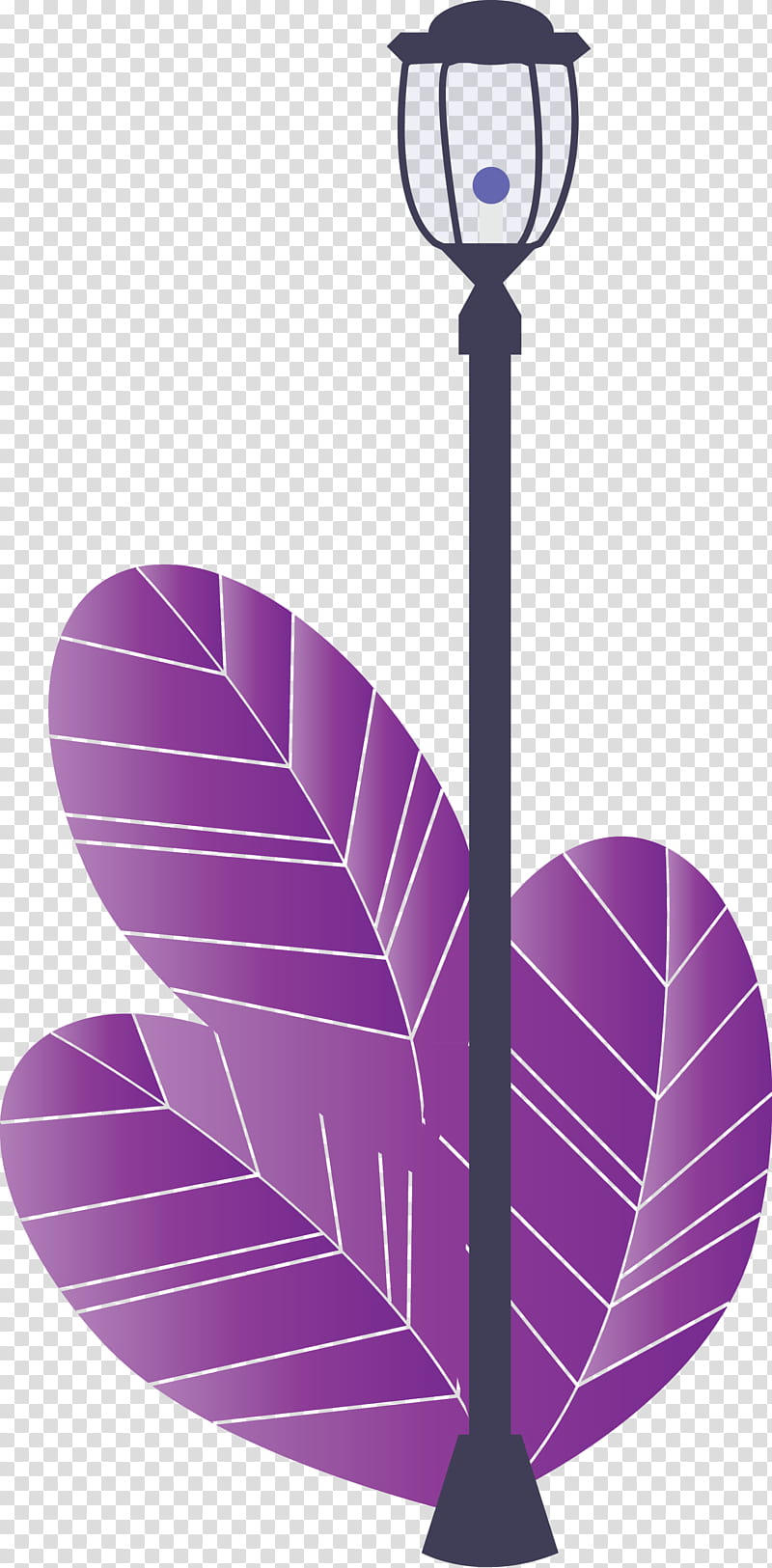 Street light tree, Leaf, Violet, Purple, Magenta, Plant transparent background PNG clipart