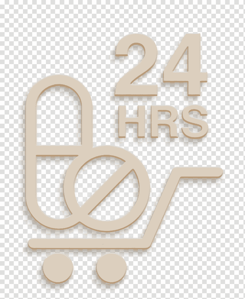 24 hours drugs delivery icon medical icon Medicine and Health icon, Pharmacy Icon, Meter, Number transparent background PNG clipart