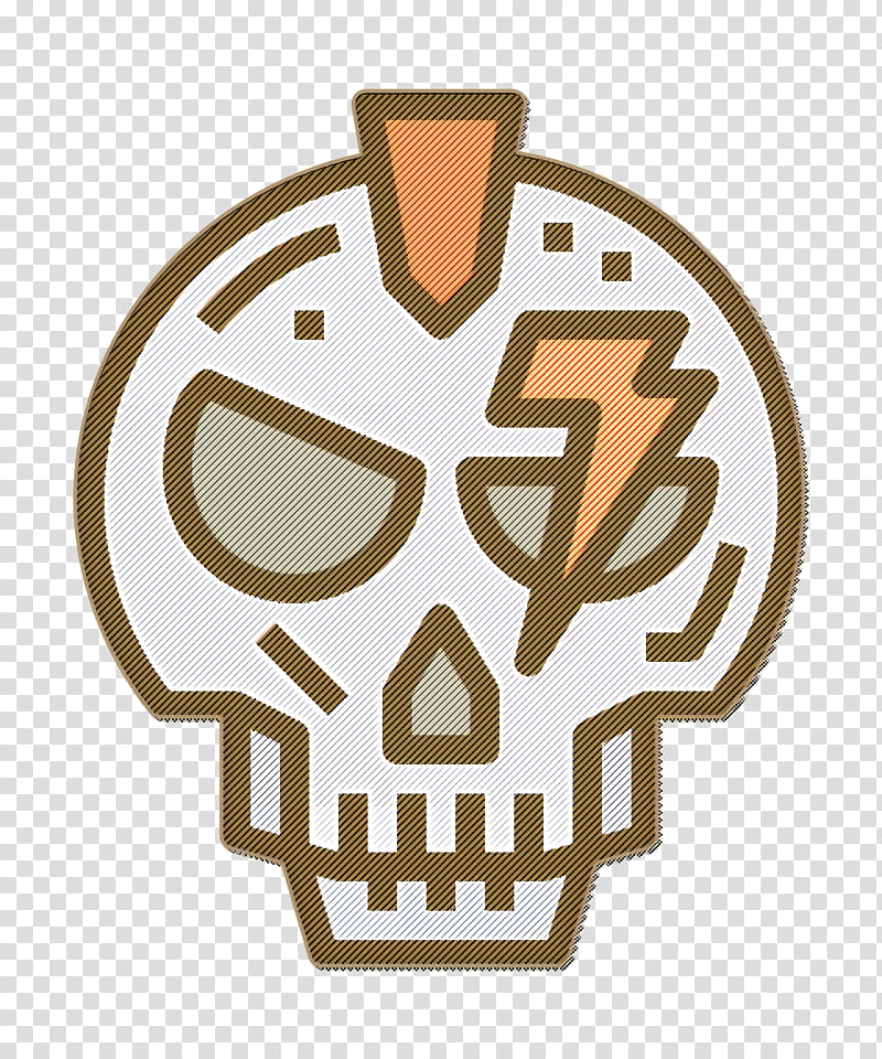 Skull icon Punk Rock icon, Symbol, Logo, Emblem, Bone, Smile transparent background PNG clipart