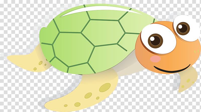 tortoise turtle cartoon green sea turtle, Watercolor, Paint, Wet Ink, Reptile, Animal Figure, Pond Turtle transparent background PNG clipart