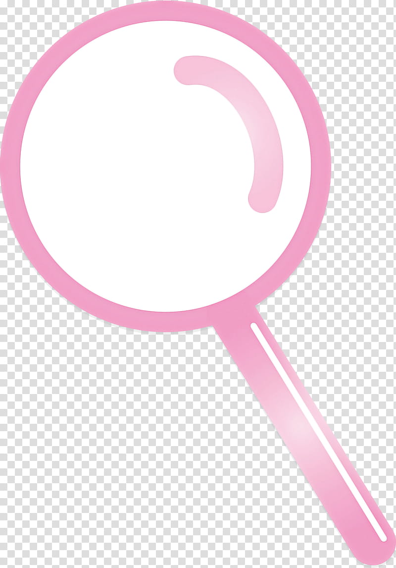 Magnifying glass magnifier, Pink, Material Property, Magenta transparent background PNG clipart