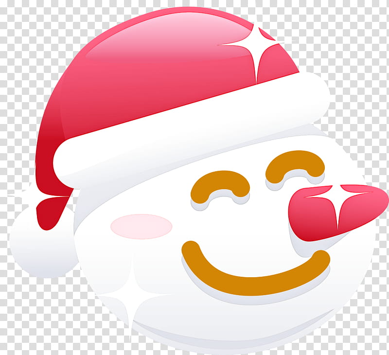 Snowman Red Santa Hat, Nose, Emoticon, Material Property, Smile, Heart, Logo transparent background PNG clipart