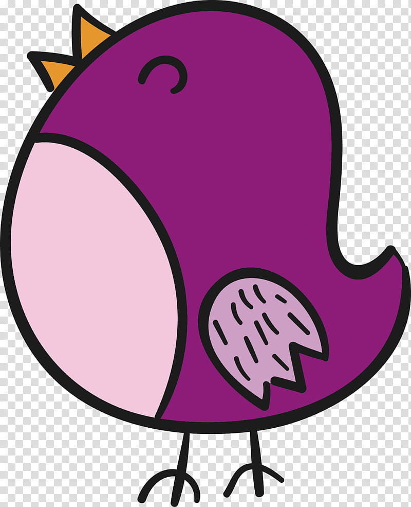 pink m beak, Cartoon Bird, Cute Bird transparent background PNG clipart