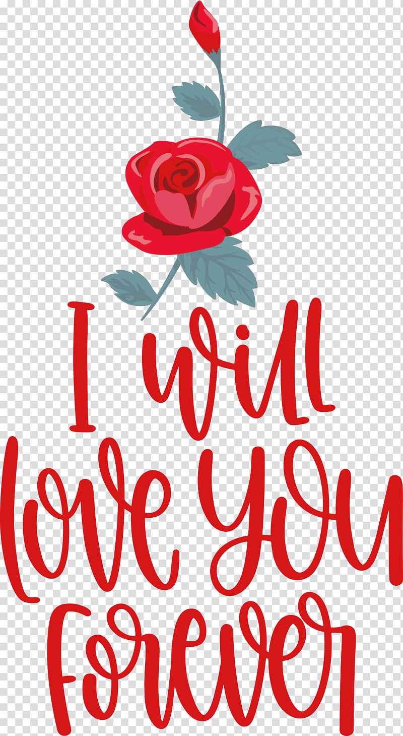 Love You Forever valentines day valentines day quote, Floral Design, Garden Roses, Cut Flowers, Rose Family, Petal, Meter transparent background PNG clipart