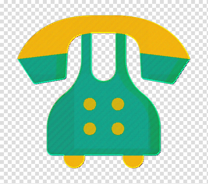 Telephone icon Contact Comunication icon Phone icon, Green, Yellow transparent background PNG clipart
