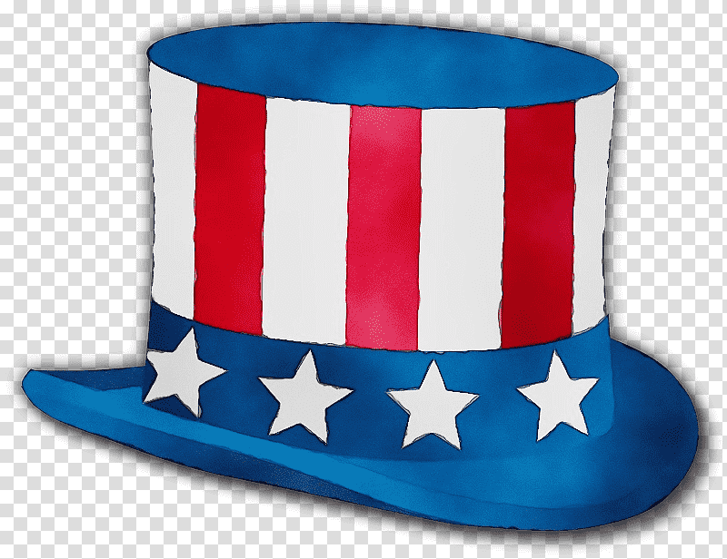 Independence Day, Watercolor, Paint, Wet Ink, Hat, Bristol Fourth Of July Parade, Fourth Of July Celebration transparent background PNG clipart