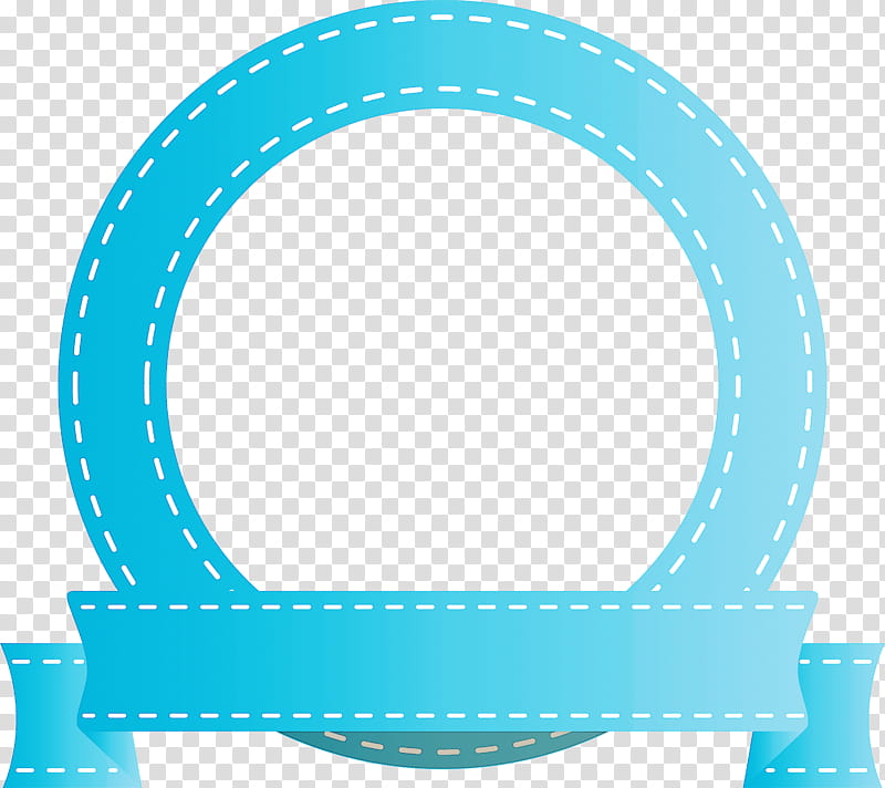 Emblem Ribbon, Turquoise, Aqua, Circle, Frame transparent background PNG clipart