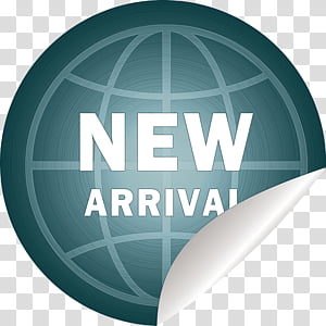 logo font logotype promotion meter, New Arrival Tag, New Arrival Label, Watercolor, Paint, Wet Ink, Circle transparent background PNG clipart thumbnail