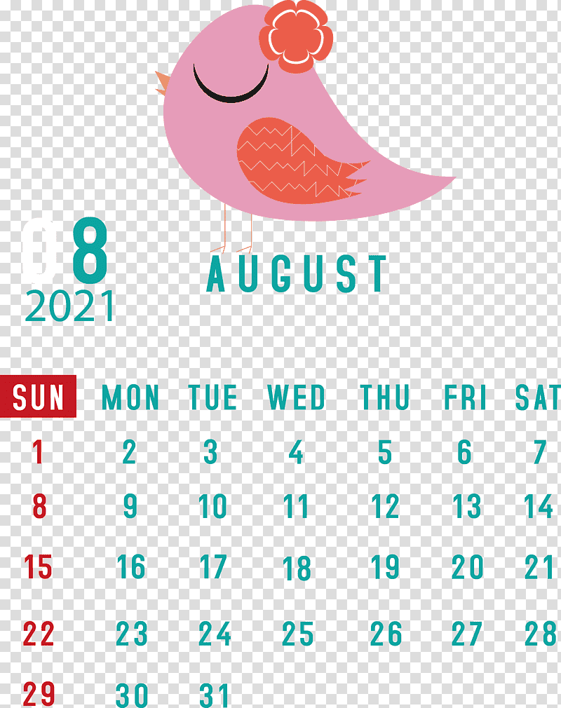 August 2021 Calendar August Calendar 2021 Calendar, Logo, Meter, Line, Calendar System, Google Nexus, Tablet Computer transparent background PNG clipart