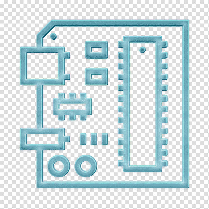 Robotics engineering icon Circuit board icon Microchip icon, Electronic Circuit, Electronic Component, Orcad, Circuit Design, System, Data transparent background PNG clipart