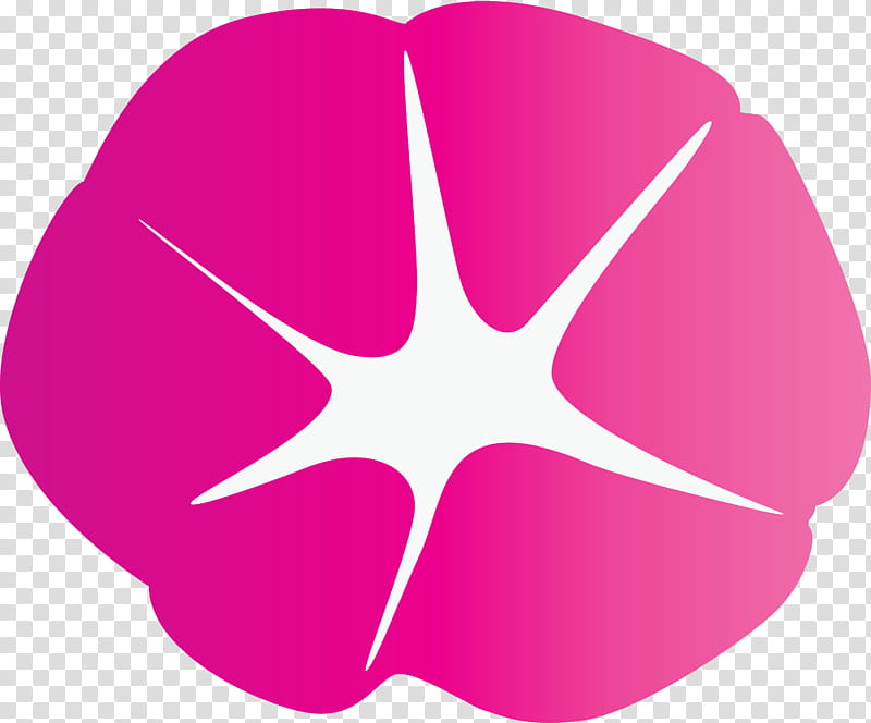 Morning Glory Flower, Pink, Red, Magenta, Purple, Violet, Logo, Circle transparent background PNG clipart