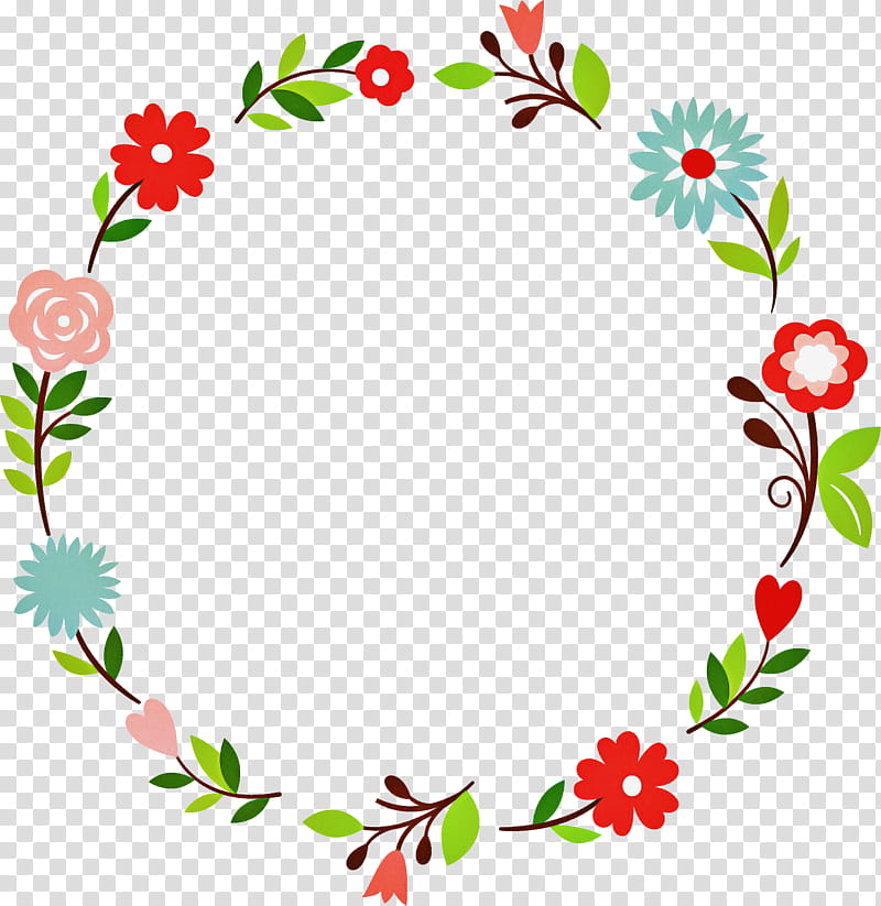 flower circle frame floral circle frame circle frame, Leaf, Plant, Holly, Floral Design, Wildflower transparent background PNG clipart