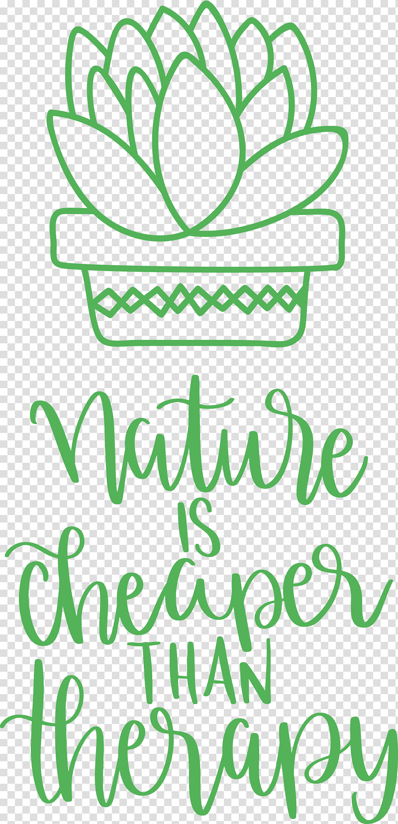 Nature Is Cheaper Than Therapy Nature, Fishing, Leaf, Archive File, Meter, Floral Design transparent background PNG clipart