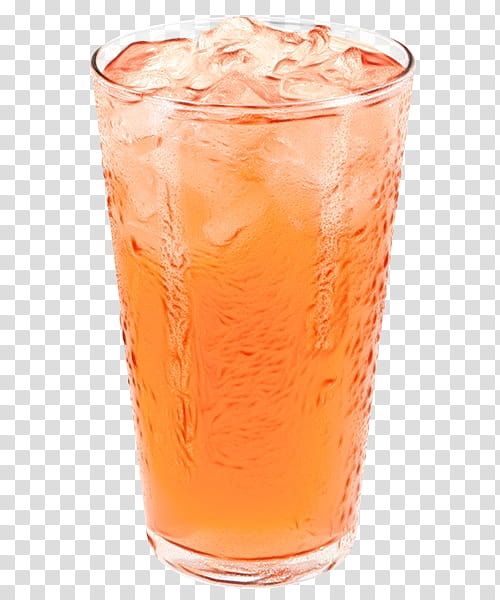 bay breeze cocktail garnish non-alcoholic drink harvey wallbanger long island iced tea, Watercolor, Paint, Wet Ink, Nonalcoholic Drink, Highball Glass, Spritz Veneziano, Punch transparent background PNG clipart