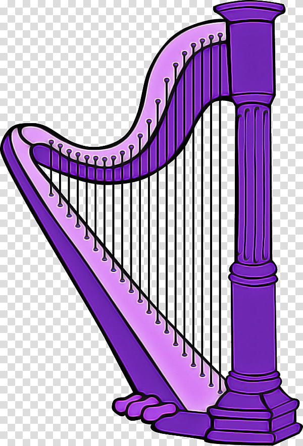 konghou clàrsach harp musical instrument transparent background PNG clipart