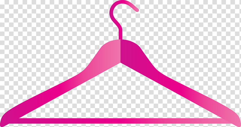 pink clothes hanger magenta logo transparent background PNG clipart