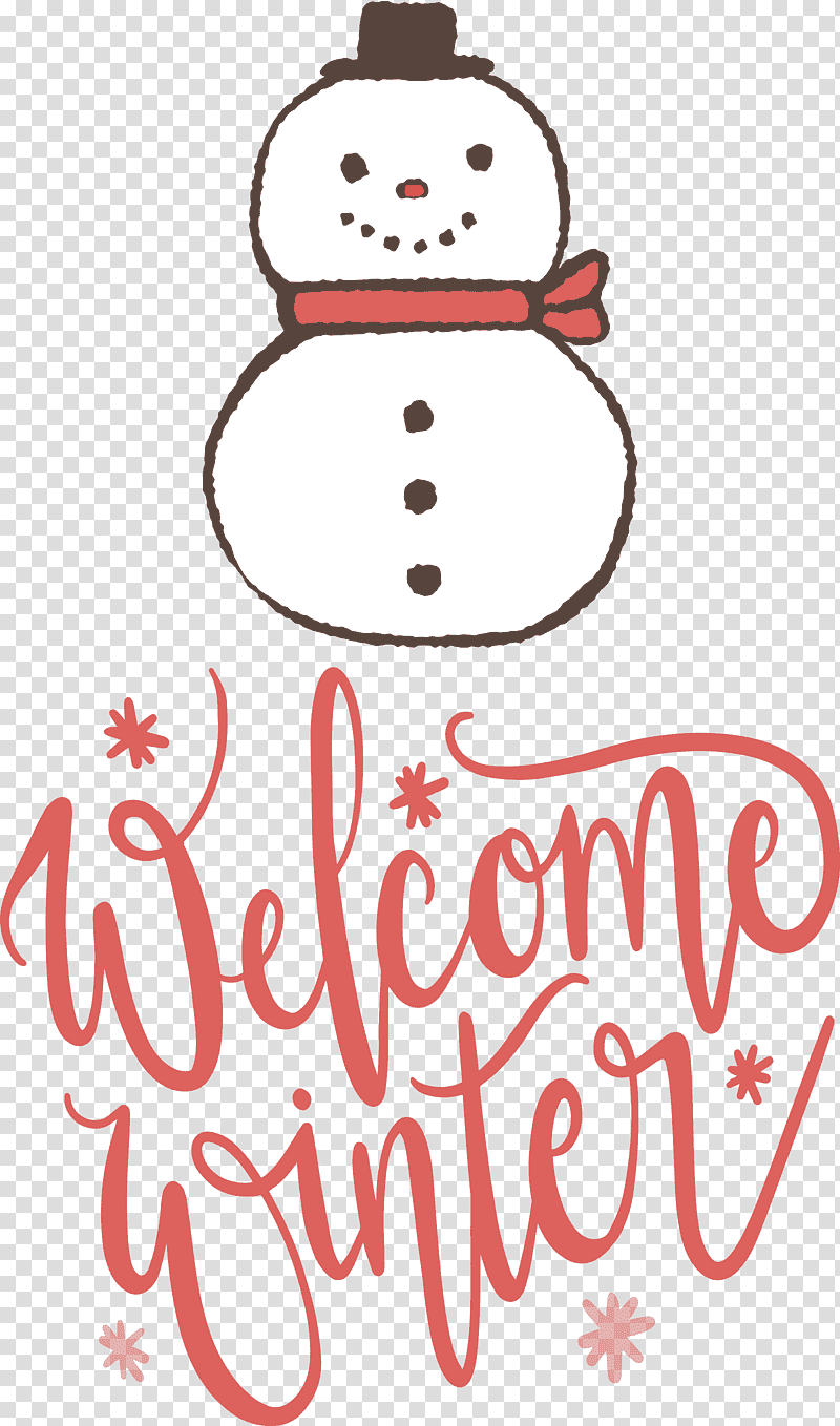 Welcome Winter, Christmas Decoration, Snowman, Christmas Day, Meter, Happiness transparent background PNG clipart