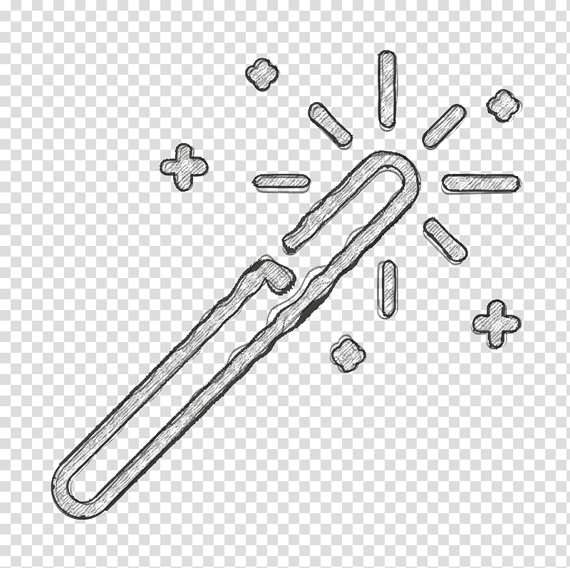 Wizard icon Magic wand icon Fantasy icon, Line Art, Black And White
, Car, Hm, Jewellery, Computer Hardware transparent background PNG clipart