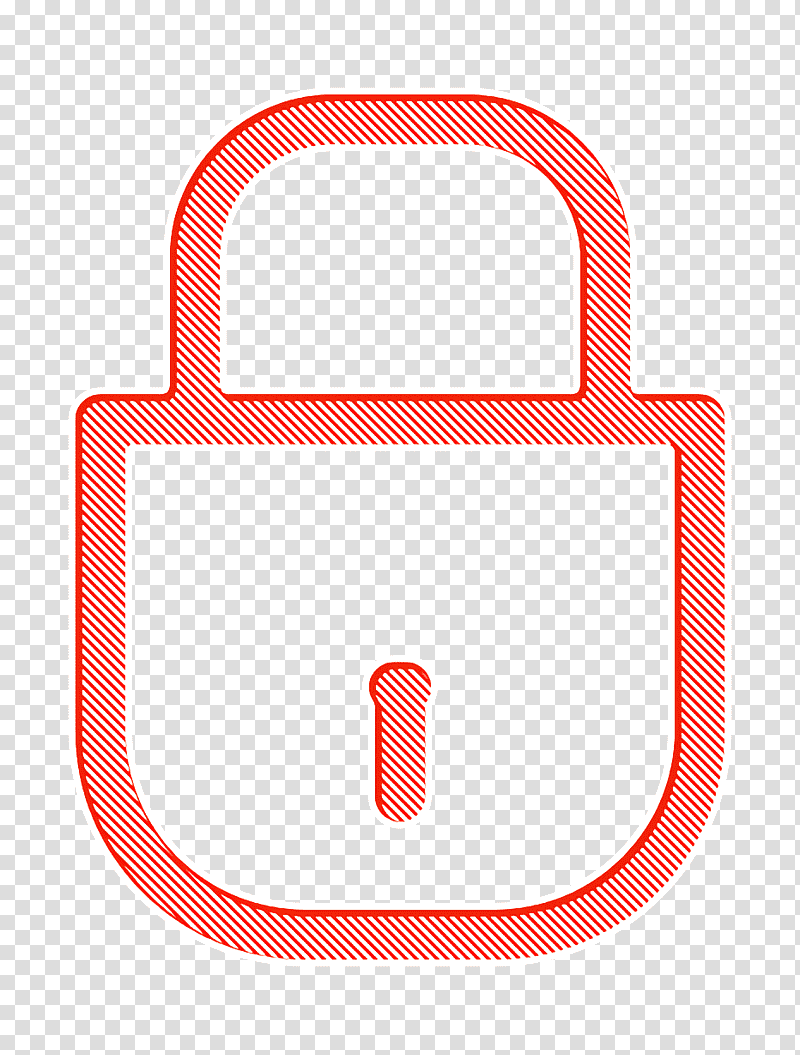 Locked padlock icon security icon Password icon, General UI Icon, Lock Screen transparent background PNG clipart