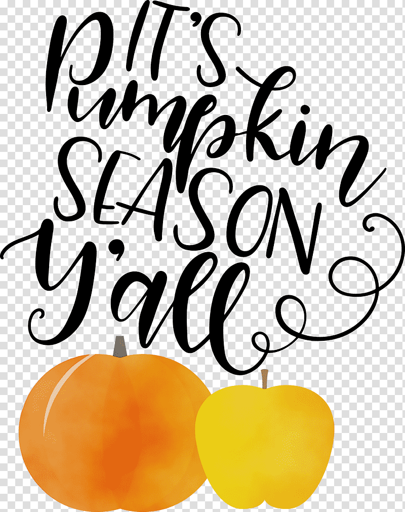 Pumpkin, Pumpkin Season, Thanksgiving, Autumn, Watercolor, Paint, Wet Ink transparent background PNG clipart