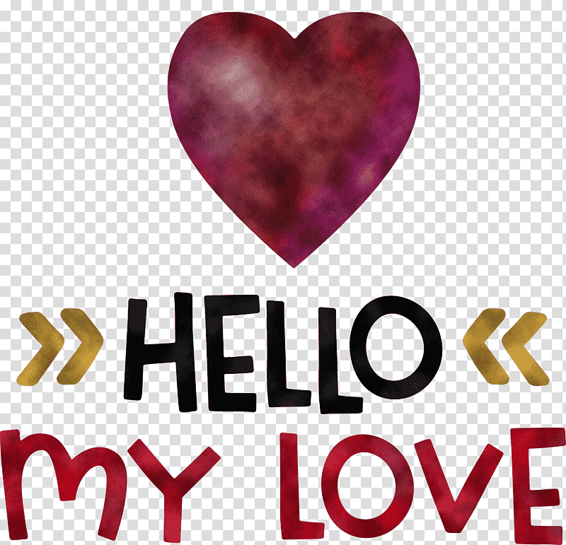 Hello My Love Valentines Day Quote, Magenta Telekom, M095 transparent background PNG clipart