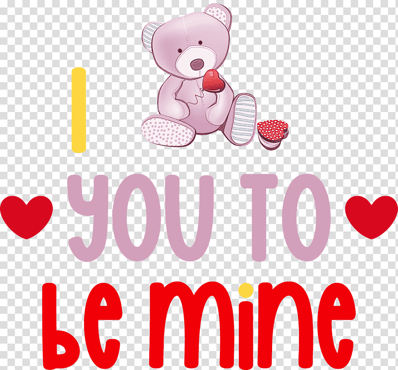 Teddy bear, I Love You, Be Mine, Watercolor, Paint, Wet Ink, Line transparent background PNG clipart