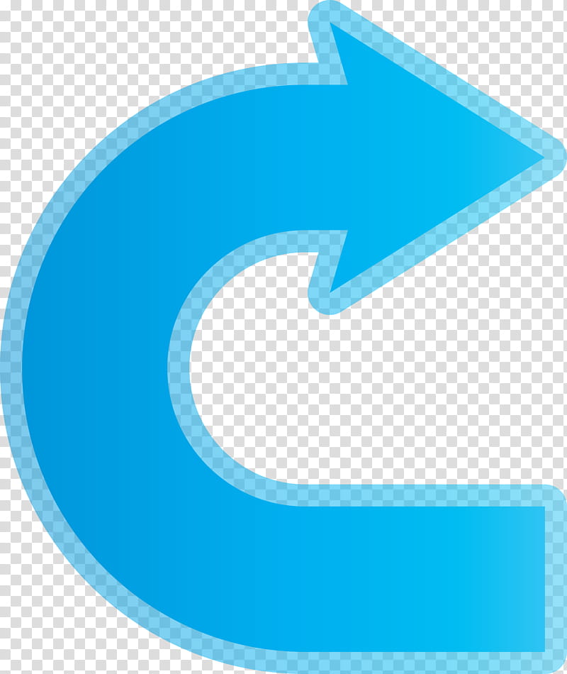 U Shaped Arrow, Aqua, Azure, Turquoise, Symbol, Logo transparent background PNG clipart