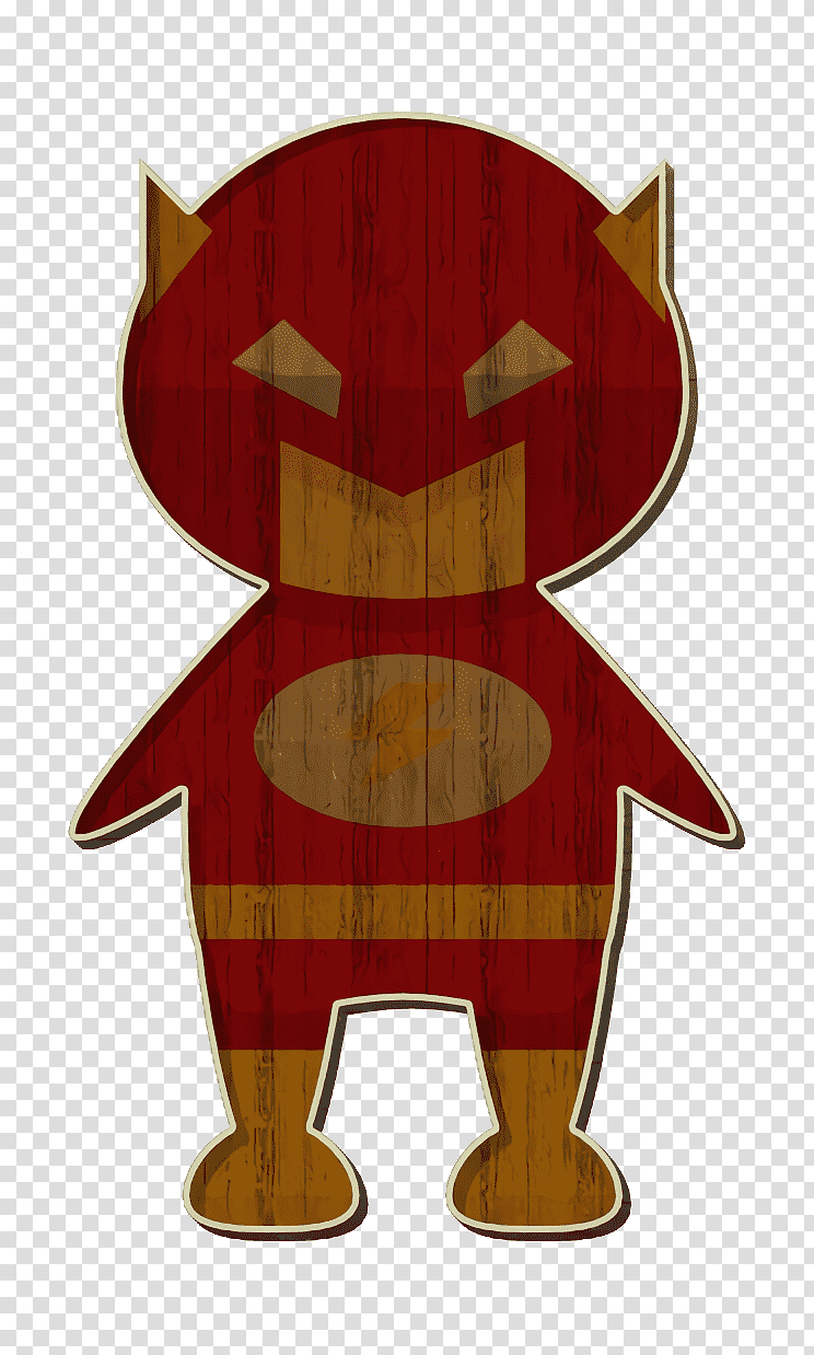 Superheroe icon Man icon Miniman icon, Character, Maroon transparent background PNG clipart