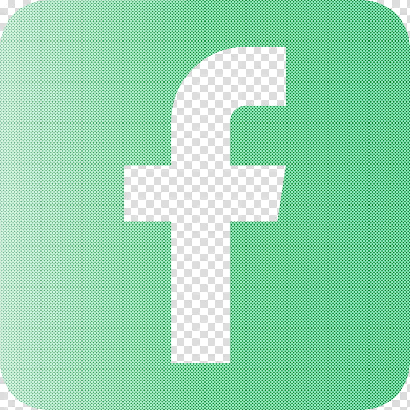 Facebook Square Icon Logo, Green, Line, M, Meter transparent background PNG clipart