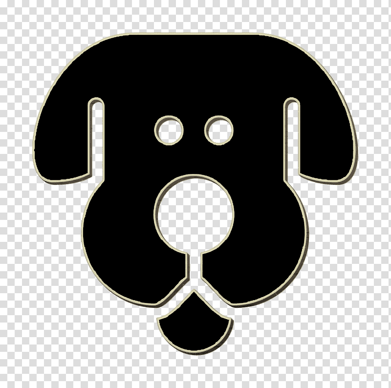 Face of staring dog icon icon animals icon, Woof Woof Icon, Cat, Labrador Retriever, Dog Grooming, Silhouette, Paw transparent background PNG clipart