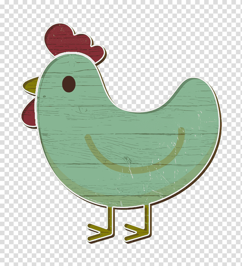 Chicken icon Hen icon Animals icon, Rooster, Poultry, Live, Beak, Landfowl transparent background PNG clipart