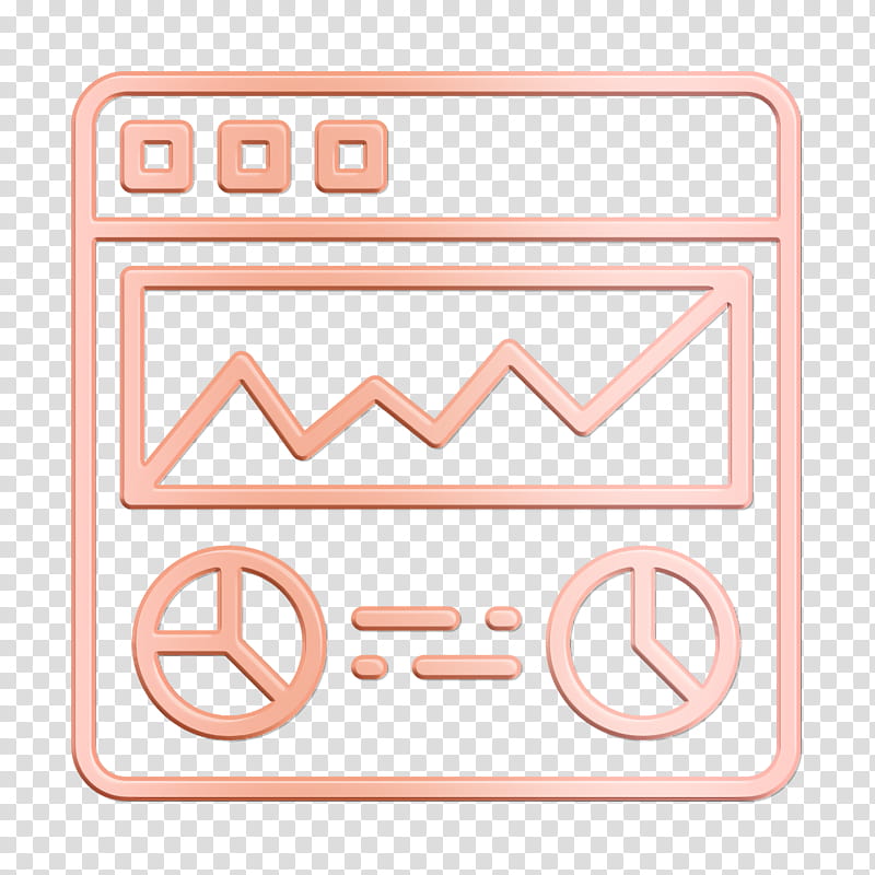 Web analytics icon User Interface Vol 3 icon Layout icon, Line transparent background PNG clipart