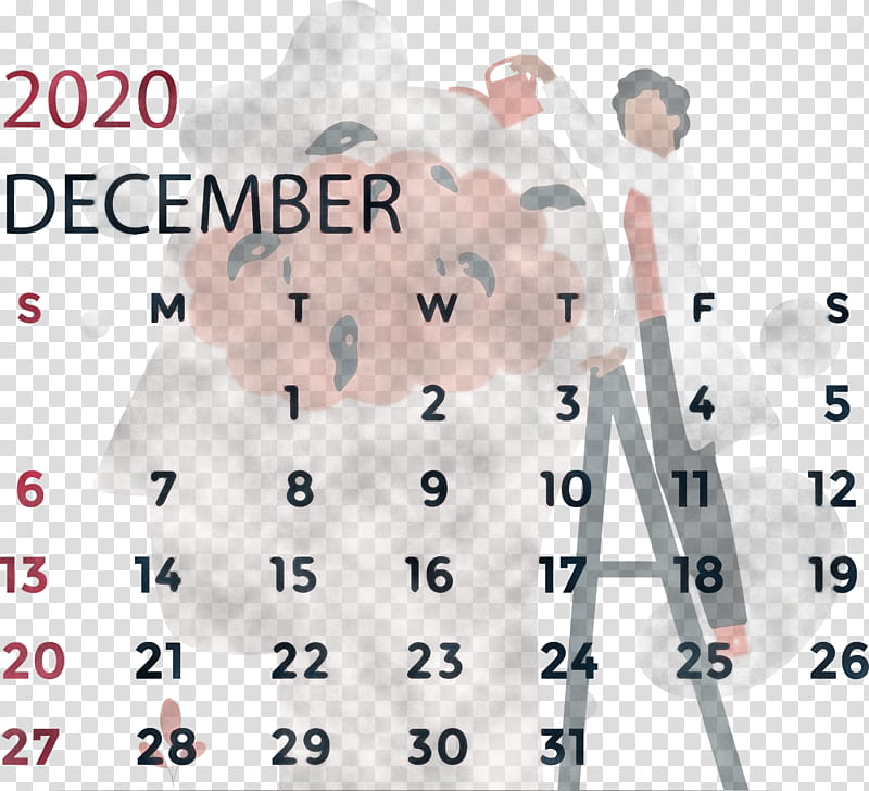 December 2020 Printable Calendar December 2020 Calendar, Tshirt, Sleeve, Meter, Angle, Human, Outerwear, Behavior transparent background PNG clipart
