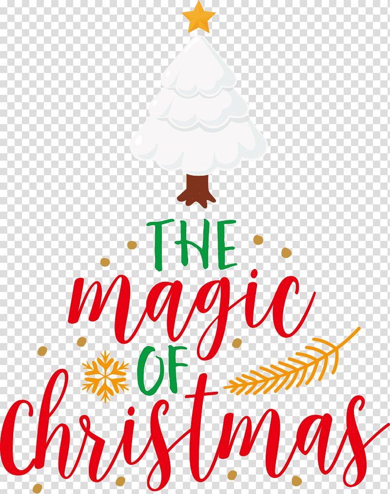 The Magic Of Christmas Christmas Tree, Christmas Day, Holiday Ornament, Christmas Ornament, Christmas Ornament M, Line, Meter transparent background PNG clipart