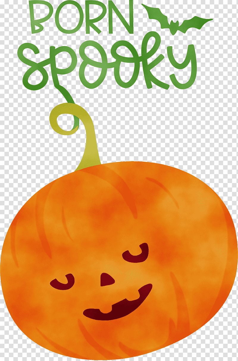 Jack-o'-lantern, Spooky, Pumpkin, Halloween , Watercolor, Paint, Wet Ink transparent background PNG clipart