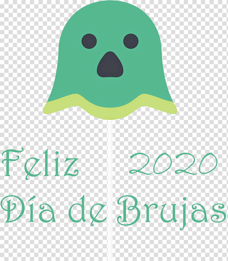 Feliz Día de Brujas Happy Halloween, Logo, Beak, Smiley, Green, Meter, Happiness, Line transparent background PNG clipart