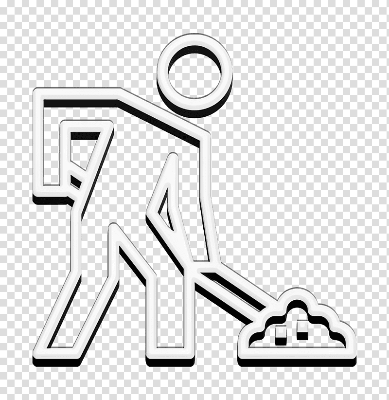 Soil icon Under construction icon Construction icon, Line Art, Logo, Symbol, Meter, Jewellery, Human Body transparent background PNG clipart