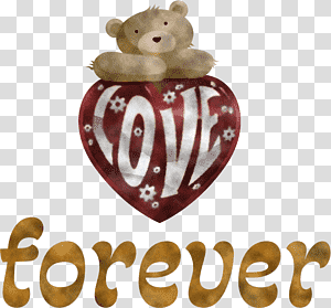 love forever Valentines Day, Teddy Bear, Bears, Balloon, Lego, Teddy Bear With Heart, Gratis transparent background PNG clipart thumbnail