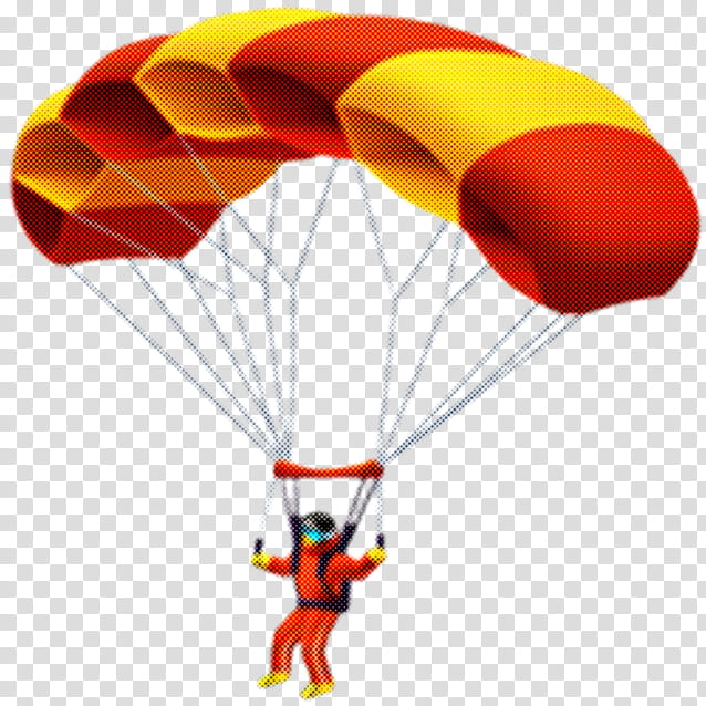 parachuting parachute paratrooper paragliding orange s.a., Orange Sa transparent background PNG clipart