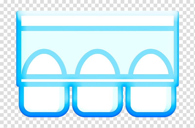 Supermarket icon Egg carton icon, Text, Blue, Aqua, Circle, Rectangle, Logo transparent background PNG clipart