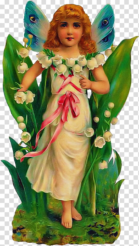 fairy figurine statue model figure good smile company, Istx Euesg Clase50 Eo, Plants, Angel, Lily Of The Valley, Biology, Science transparent background PNG clipart