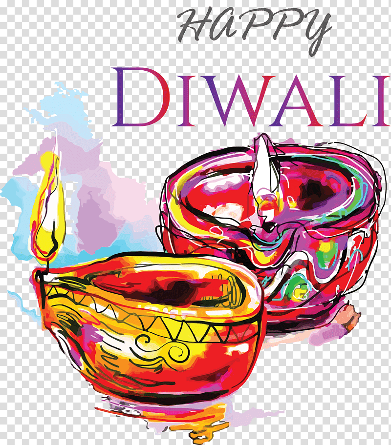 Happy Diwali Festival Poster Diya Greeting Card Drawing Fireworks Transparent Background Png Clipart Hiclipart