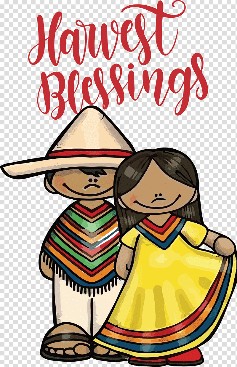 Harvest Blessings Thanksgiving Autumn, September, Mexico, Charro Days, Cartoon, Mexican Muralism, Ephemeris transparent background PNG clipart