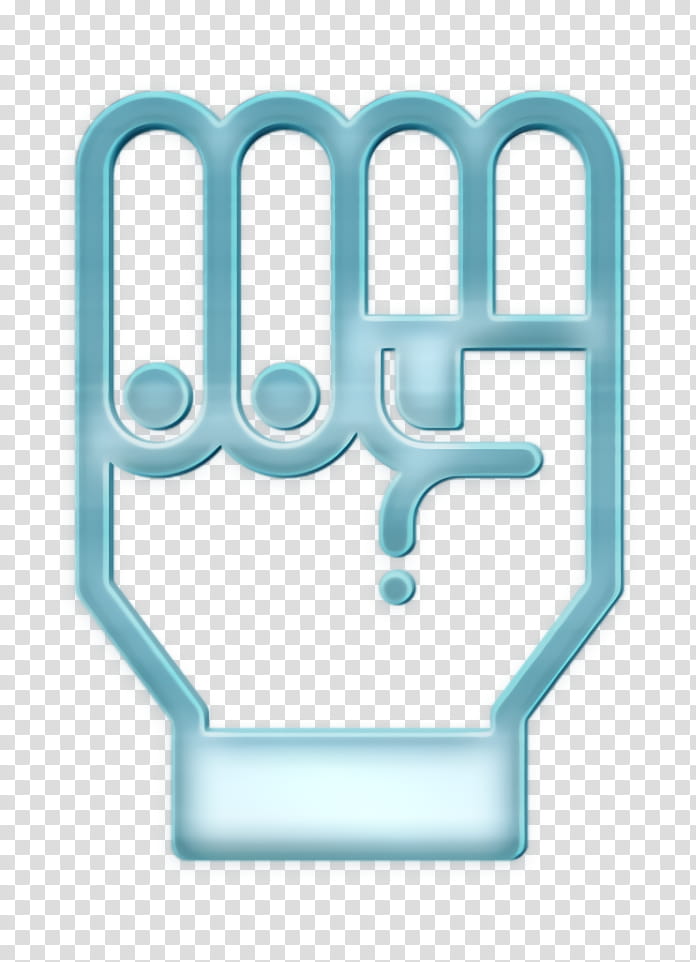 Hand icon Boxing icon Fist icon, Line, Angle, Meter, Microsoft Azure transparent background PNG clipart