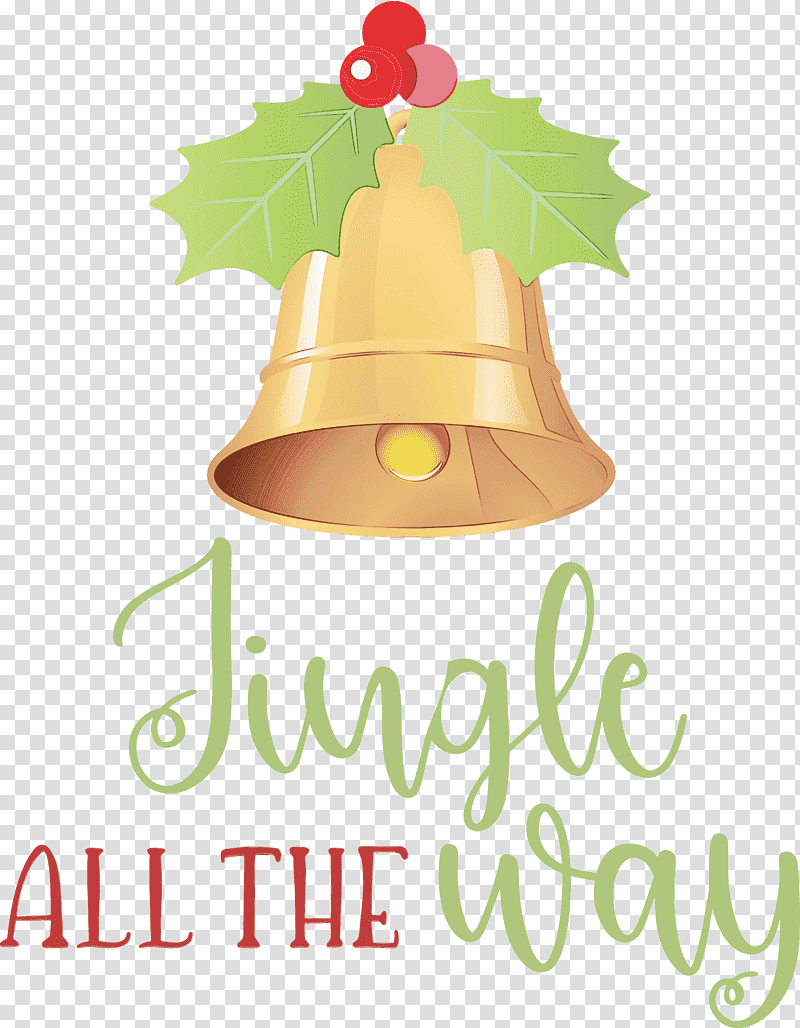 Christmas Day, Jingle All The Way, Christmas , Watercolor, Paint, Wet Ink, Free transparent background PNG clipart